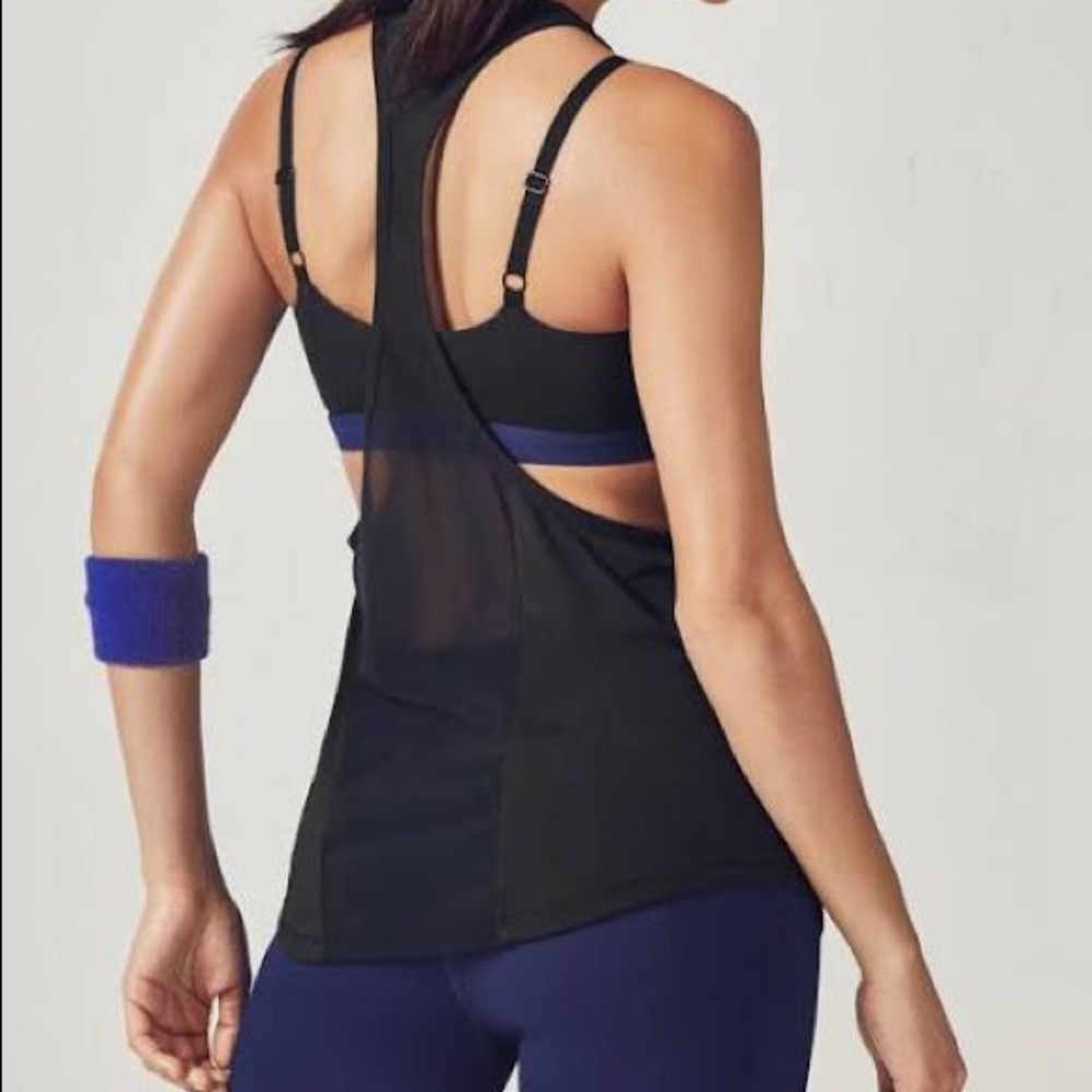 Fabletics Black Hayden Racerback tank top